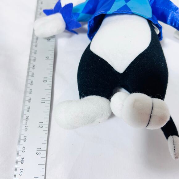 Looney Tunes Sylvester the Cat Jester Outfit Plush Vintage 1997 12" New w/ Tags - Picture 8 of 9